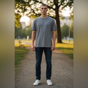 Travis Mathew Men’s T-shirt Gray Golfing Tee Size M